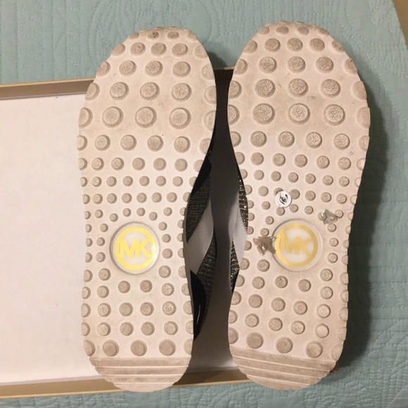 Michael Kors Gold and Black Monroe Trainers - Picture 5 of 10